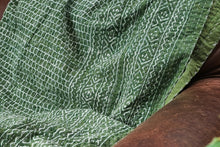 Load image into Gallery viewer, Printed Kantha Throw - Greens