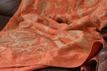 Load image into Gallery viewer, Suzani Throw - Orange