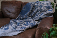 Load image into Gallery viewer, Suzani Throw - Denim Blue
