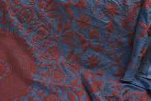 Load image into Gallery viewer, Suzani Throw - Blue & Red