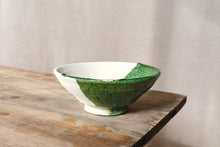 Load image into Gallery viewer, Exposed Clay Tamegroute Bowl - Green