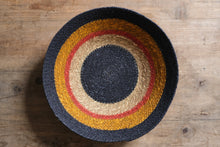 Load image into Gallery viewer, Seagrass Bowl - Navy, Red and Yellow