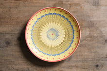 Load image into Gallery viewer, Yellow, Blue & Red Handmade Plates