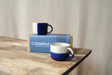 Load image into Gallery viewer, Handmade Mug - Set of 2 - Indigo Blue - Small