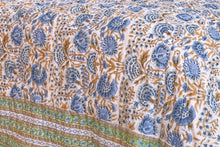 Load image into Gallery viewer, Floral Kantha Quilt