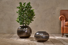 Load image into Gallery viewer, Reclaimed Iron Globe Pot - Dia: 21cm, 25cm