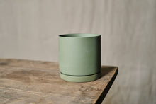 Load image into Gallery viewer, Matte Pot & Saucer Sage Green - Dia 8cm