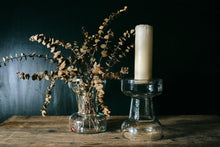 Load image into Gallery viewer, Hammered Glass Candle Holder/Vase