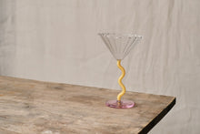 Load image into Gallery viewer, Wiggle Stemmed Martini Glass