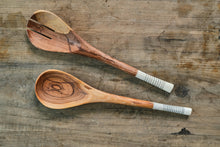 Load image into Gallery viewer, Walnut Wood Salad Servers