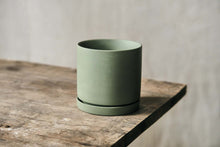 Load image into Gallery viewer, Matte Pot & Saucer Sage Green - Dia 8cm