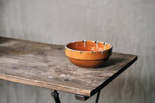 Load image into Gallery viewer, Brown Flower Soup Bowl
