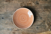 Load image into Gallery viewer, Peach Swirl Serving Plate