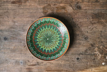 Load image into Gallery viewer, Green & Red Handmade Serving Plate