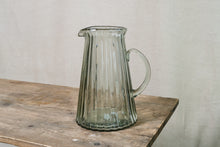 Load image into Gallery viewer, Ribbed Glass Jug