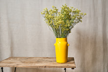 Load image into Gallery viewer, Confit Yellow Ceramic Vase
