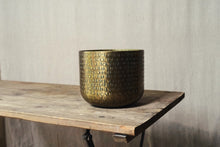 Load image into Gallery viewer, Aluminium Pot, Brass Finish - Dia: 15cm, 18cm
