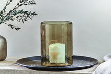 Load image into Gallery viewer, Smokey Brown Storm Lantern/Vase
