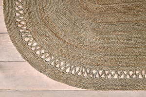 Hand Braided Jute Rug - 150cm x 240cm