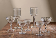 Load image into Gallery viewer, Beaded Stem Wine Glass
