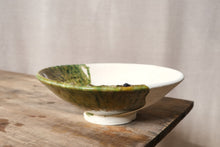 Load image into Gallery viewer, Exposed Clay Tamegroute Bowl - Moss Green
