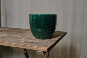 Emerald Green Glazed Pot - Dia: 11cm, 14cm, 16cm