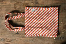 Load image into Gallery viewer, Orange Striped Mini Tote
