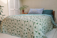 Load image into Gallery viewer, Block Printed Kantha Quilt
