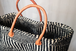 Hand-Woven Sisal Shopping Basket