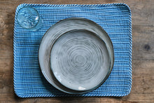 Load image into Gallery viewer, Quilted Cotton Reversible Placemat - Blue
