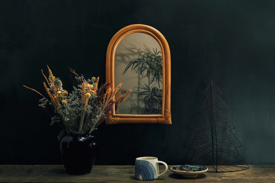 Bamboo Wall Mirror