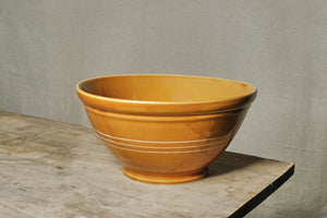 Amber Stoneware Baking Bowl