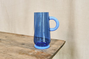 Blue Glass Jug