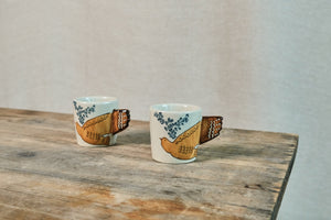 Bird Espresso Mug - Cream