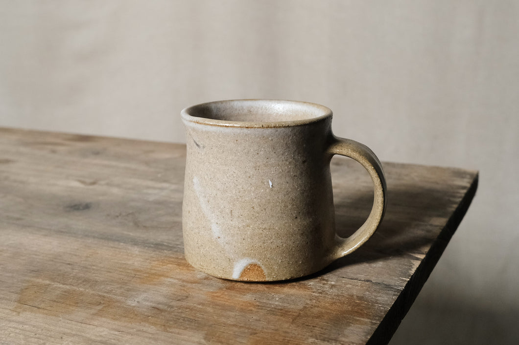 Warm Beige Hand Thrown Mug