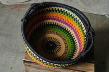 Load image into Gallery viewer, Multicoloured Hand Woven Shopping Basket
