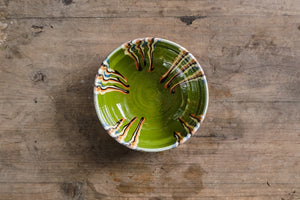 Green Drip Soup Bowl