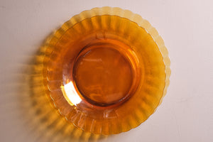 Amber Glass Dinner Plate