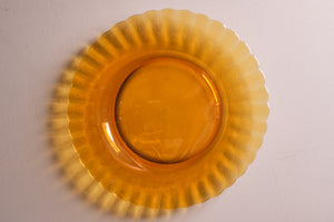 Amber Glass Dinner Plate