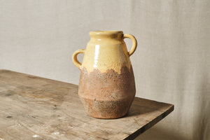 Terracotta & Yellow Vase