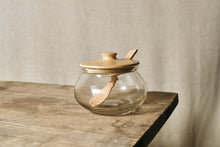 Load image into Gallery viewer, Mango Wood &amp; Glass Storage Jar
