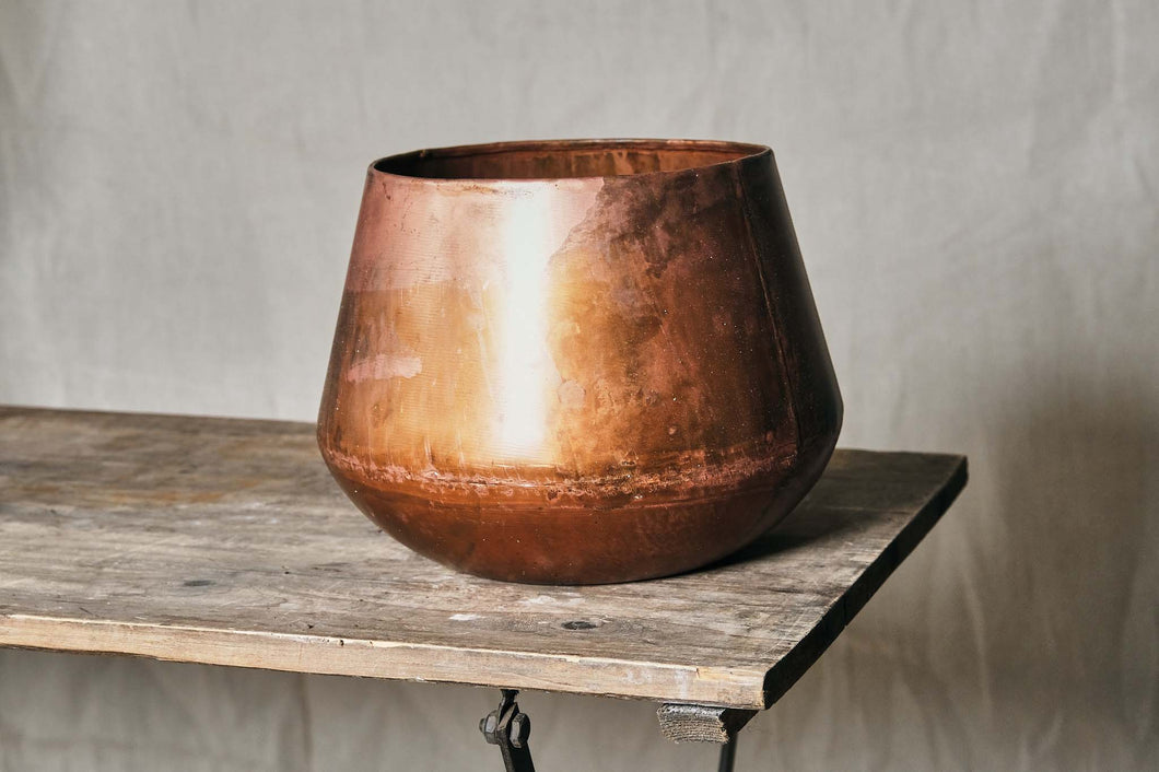 Copper Plant Pot - Dia: 15cm, 20cm