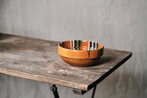 Brown Drip Soup Bowl