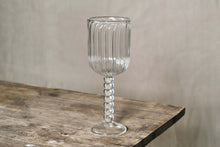 Load image into Gallery viewer, Beaded Stem Wine Glass
