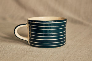 Striped Wash Mug in Blue