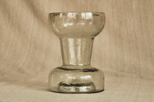Hammered Glass Candle Holder/Vase
