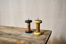 Load image into Gallery viewer, Repurposed Indian Wooden Candle Holder
