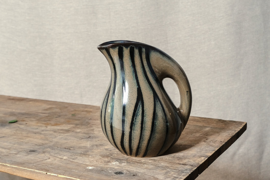 Brown & Black Striped Jug