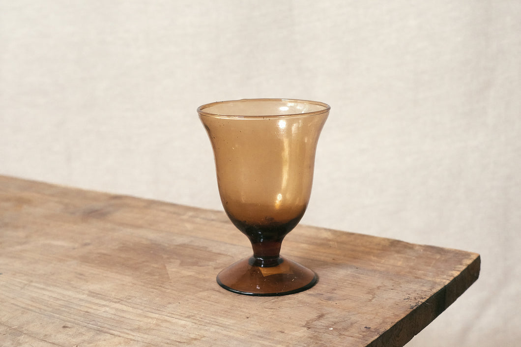 Brown Recycled Wine Glass