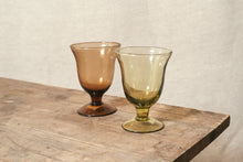 Load image into Gallery viewer, Yellow Recycled Wine Glass

